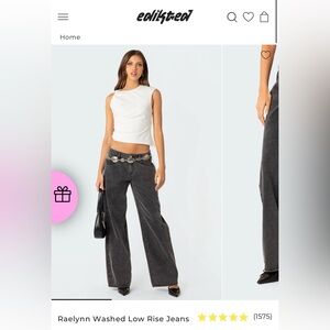 Edikted ‘Raelynn’ Jean size Medium.